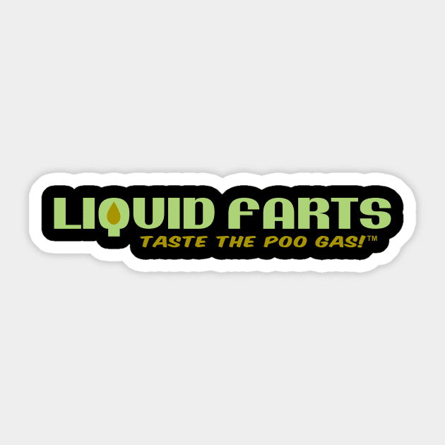 Liquid Farts Sticker by Gridcurrent